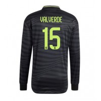 Real Madrid Federico Valverde #15 Fußballbekleidung 3rd trikot 2022-23 Langarm